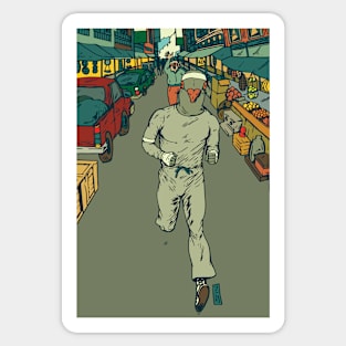 Rocky Pigeon Run Sticker